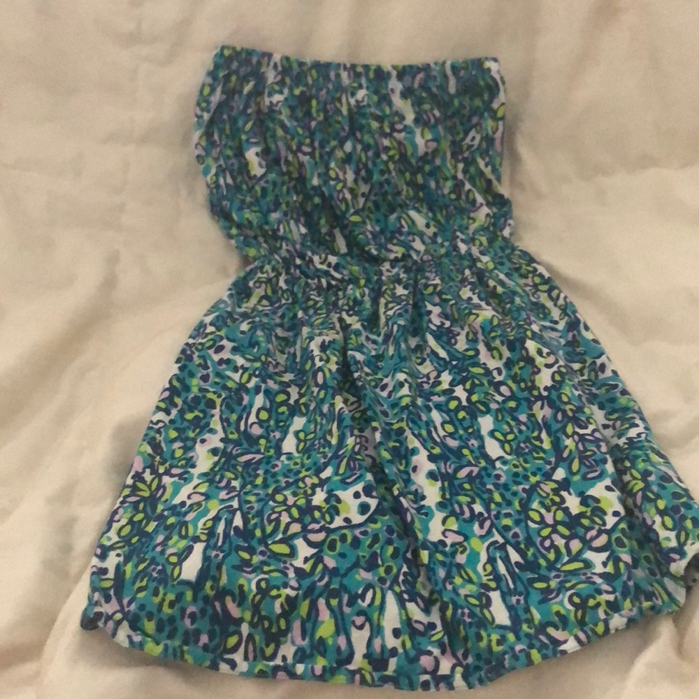 Lilly Pulitzer strapless dress xs